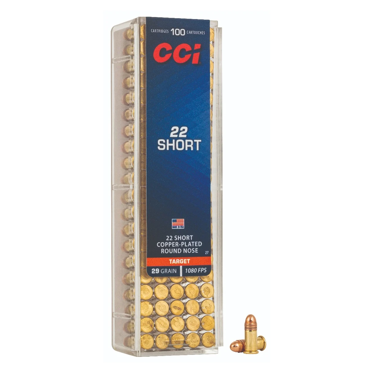 CCI Target/Plinking High Velocity 22 S 29GR CPRN