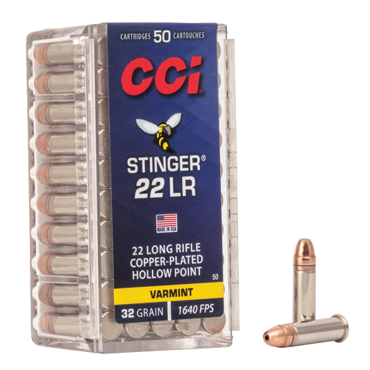 CCI Varmint Stinger Hyper Velocity 22 LR 32GR CPHP
