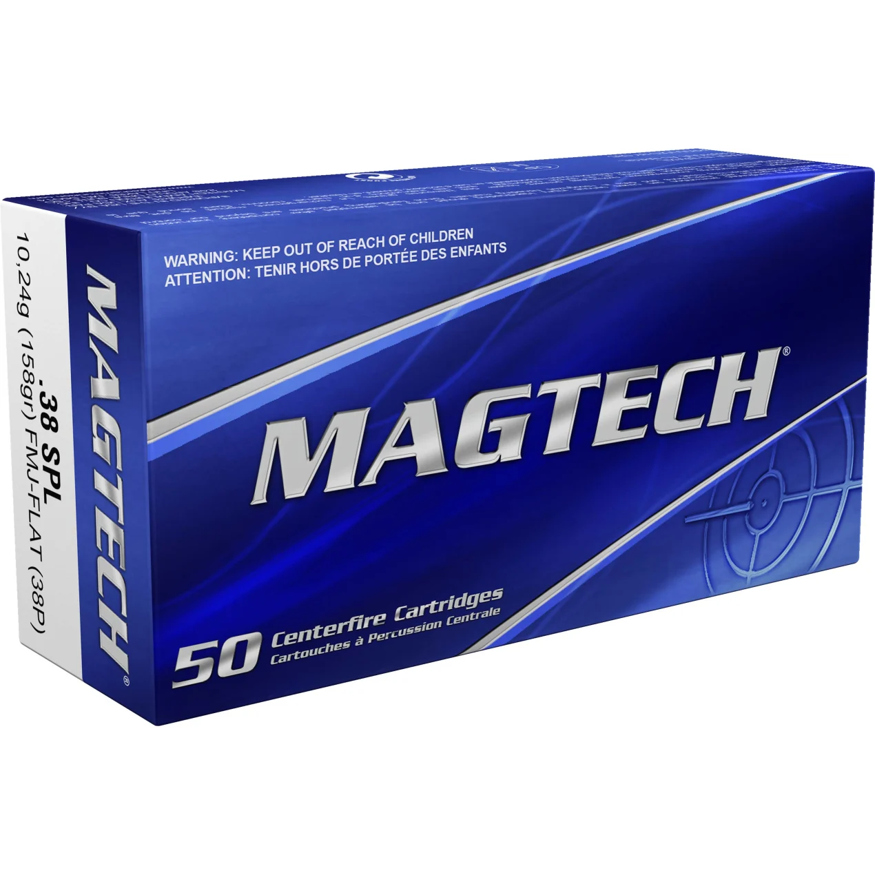 Magtech 38 Spl 158 Grain FMJ Flat Nose