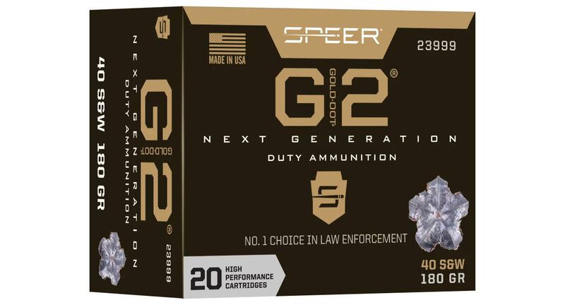 Gold Dot G2, 40 S&W, 180 Grain, G2, 1015 fps