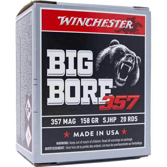 WINCHESTER BIG BORE 357 MAG 158 GRAIN JHP