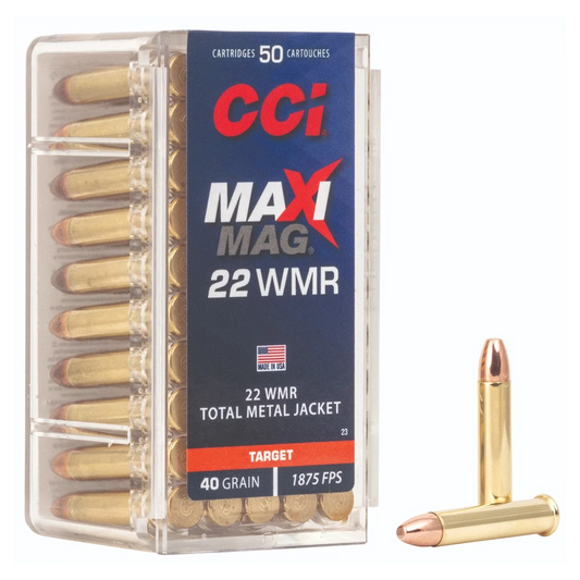 CCI Target/Plinking Maxi-Mag High Velocity 22 WMR 40GR TMJ