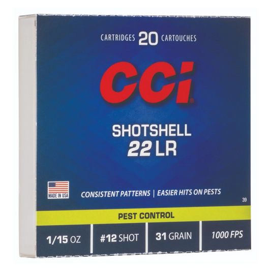 CCI Shotshell Pest Control 22 LR 12