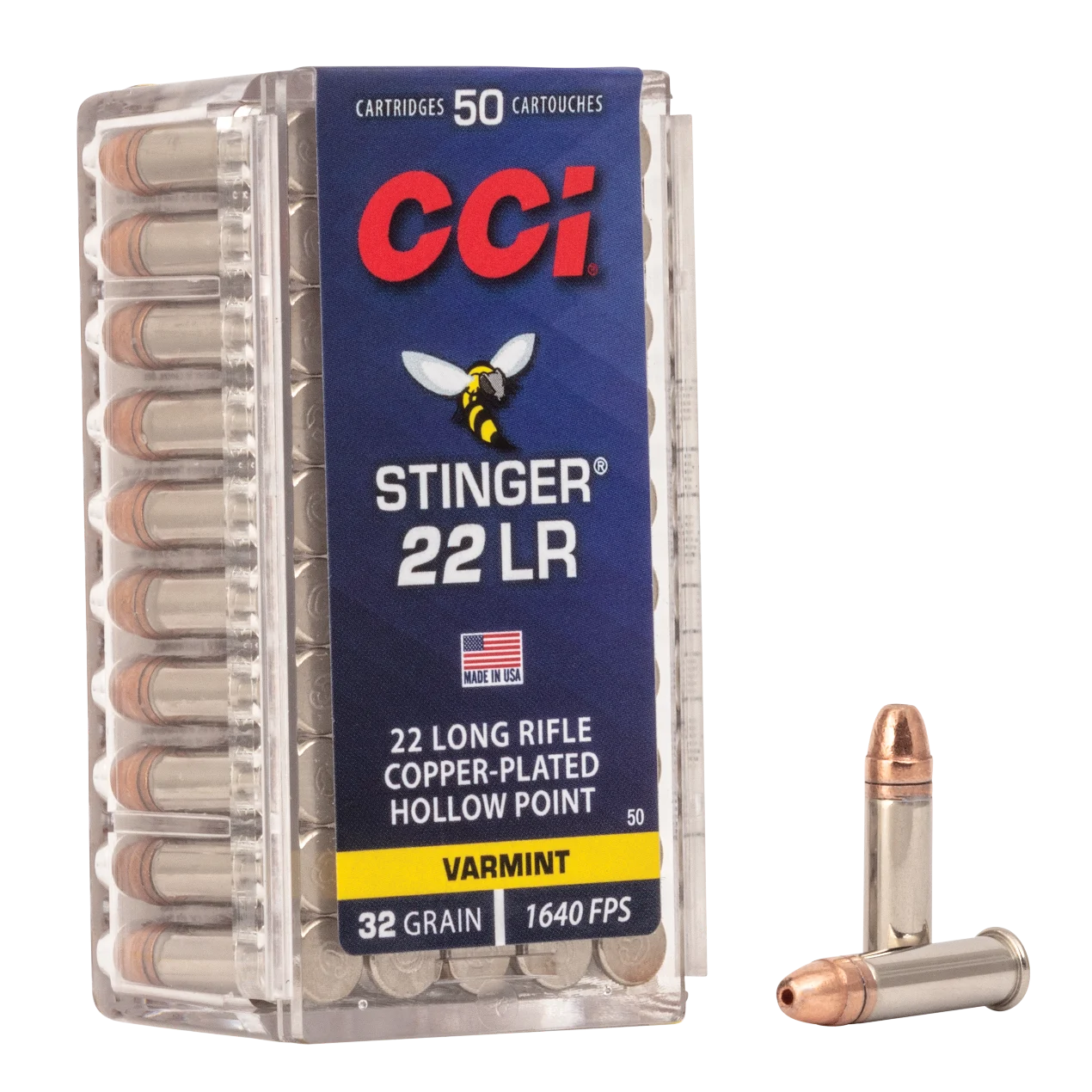 CCI Varmint Stinger Hyper Velocity 22 LR 32GR CPHP