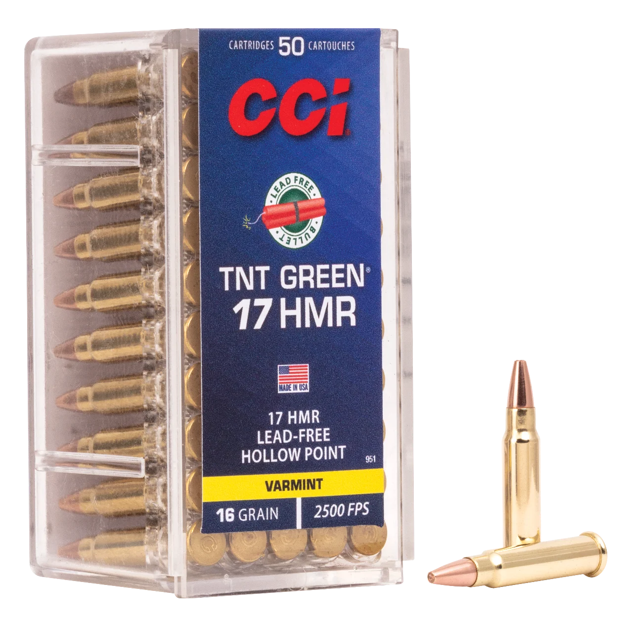 CCI TNT Green 17 HMR 16GR Green HP