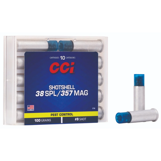 CCI 38/357 #9 shot pest control