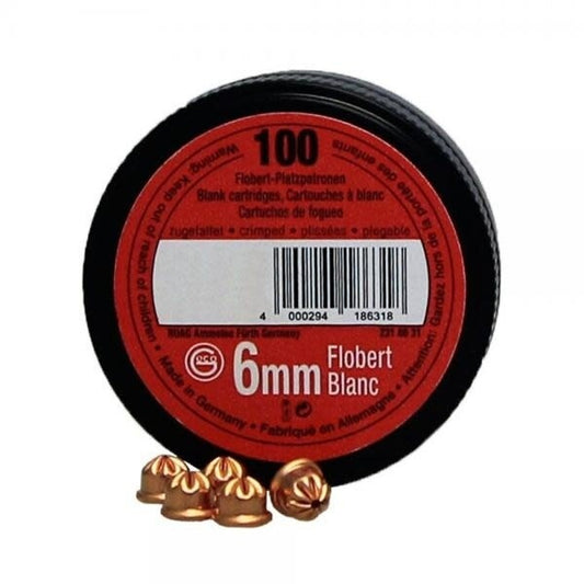 Geco 6mm/22 cal Blank -- 100rnd pk
