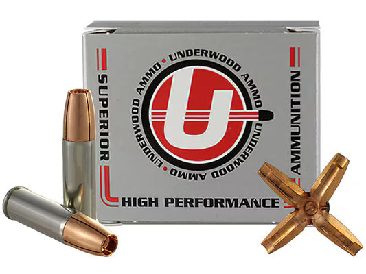 Underwood 45 Colt (Long Colt) Ammo 220 Grain Lehigh Maximum Expansion Solid Hollow Point Lead Free Box of 20