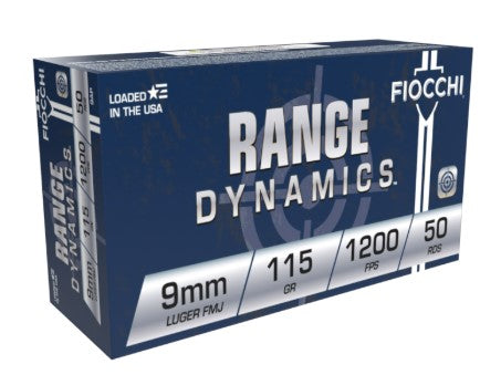Fiocchi 115gr 9mm FMJ