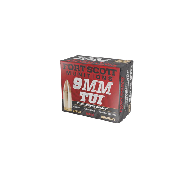 9MM Luger TUI® - 115Gr Solid Copper Ammo