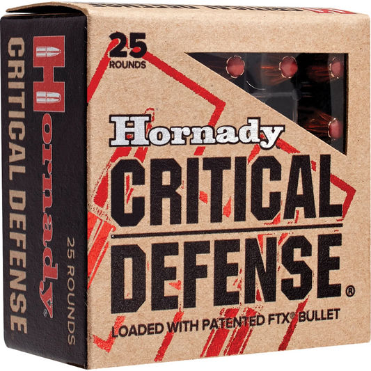 Hornady Critical Defense 9x18 Makarov 95 Grain FTX