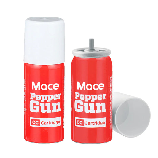 Mace 2 Pack Pepper Spray Cartridge Refill for Mace Pepper Gun 80421