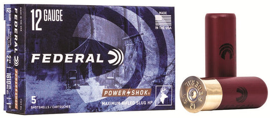 Federal Power-Shok Rifled Slug 12 Ga 2.75'' Slug