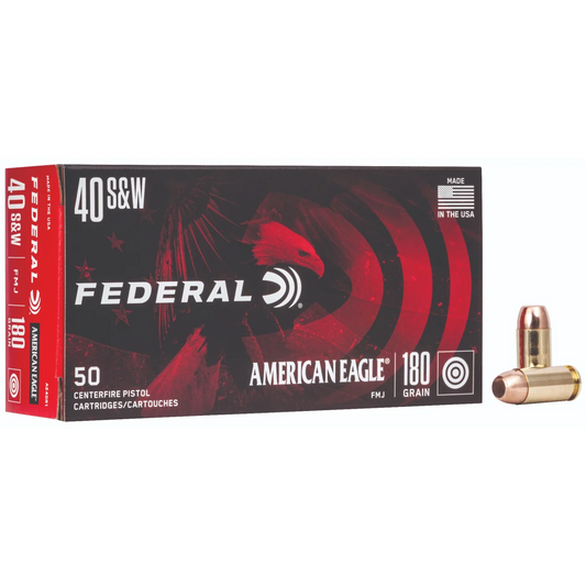 Federal American Eagle 40 S&W 180GR FMJ
