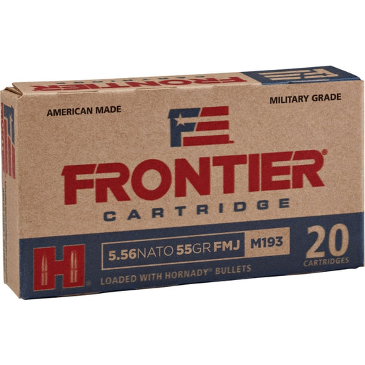 Hornady Frontier 5.56 NATO 55 Grain FMJ