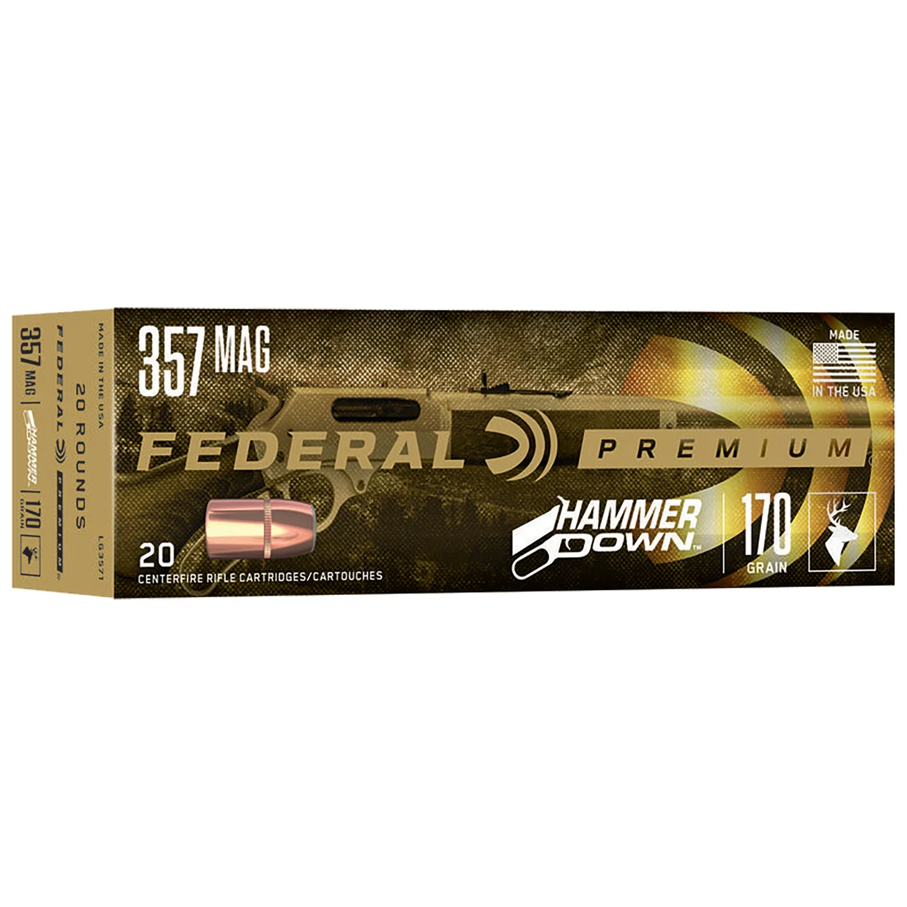 Federal Hammer Down 357 Mag 170GR Soft Point