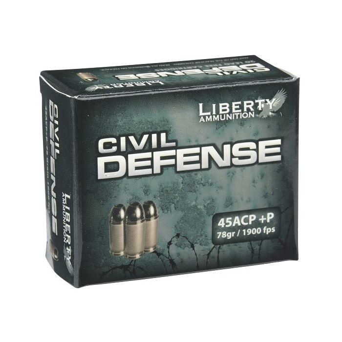 Liberty Civil Defense 45 ACP +P